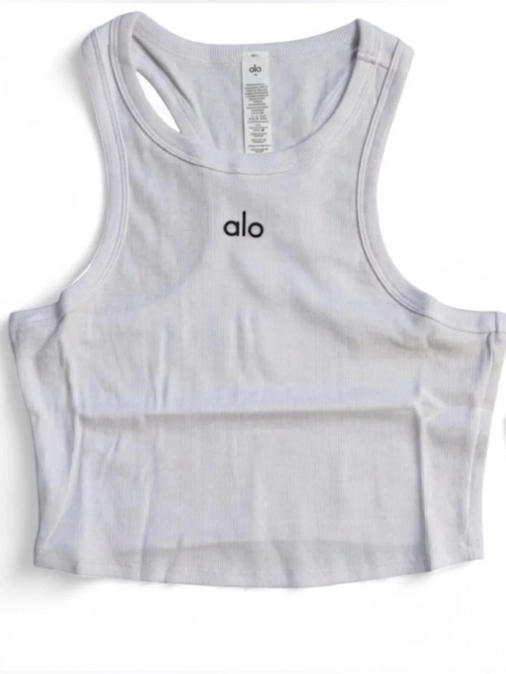 Alo White Apsire Tank Top Brand New with Tags